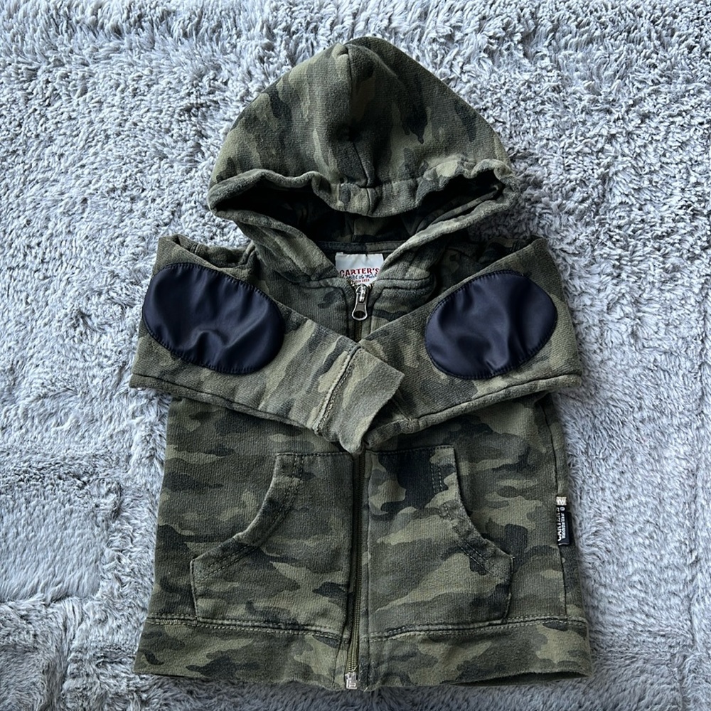 Carter’s-Watch The Wear Camo Zip Up Hoodie